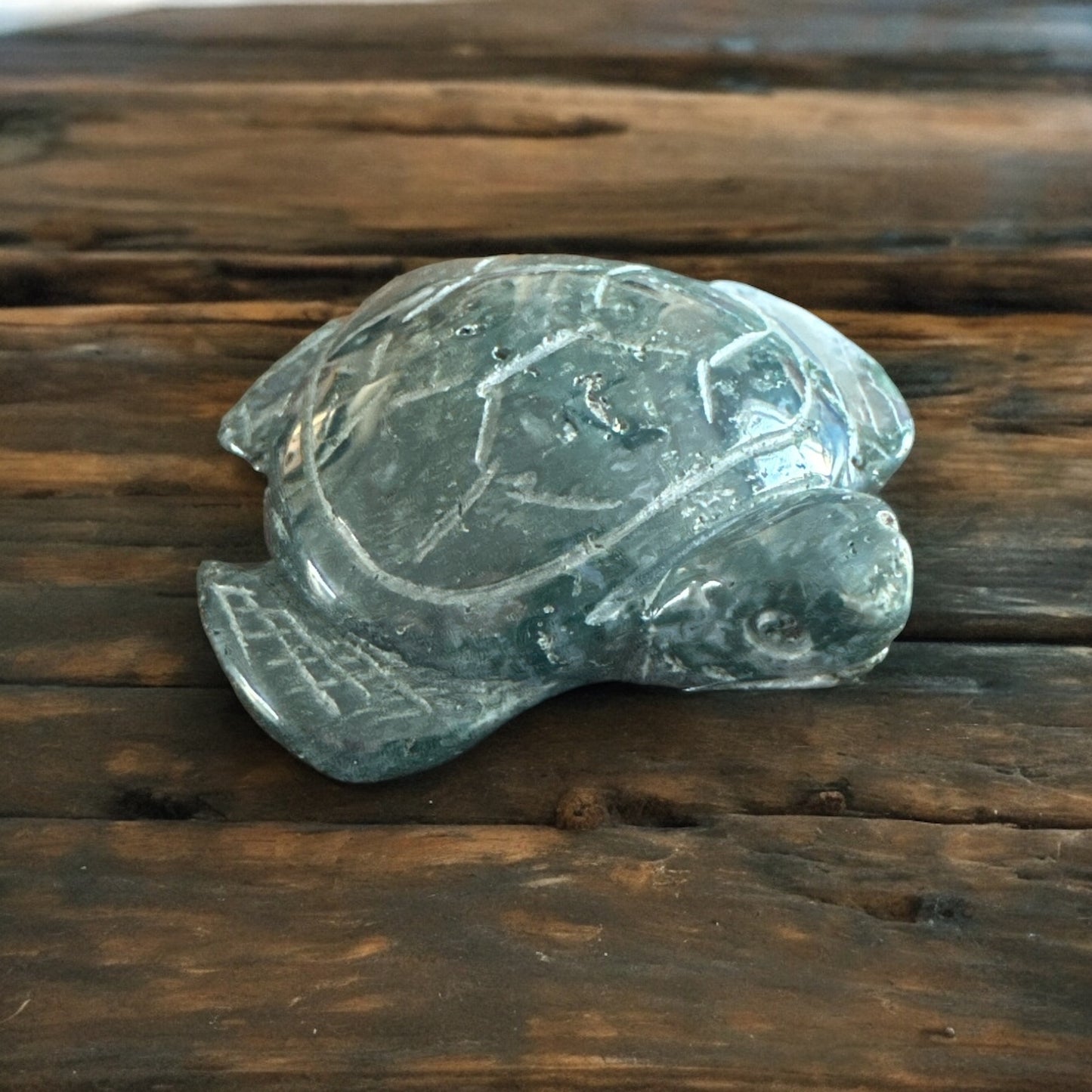 Moss Agate Turtle