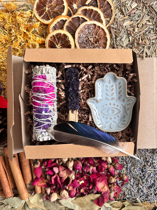 Mini Smudge Kit with Jewelry Trinket
