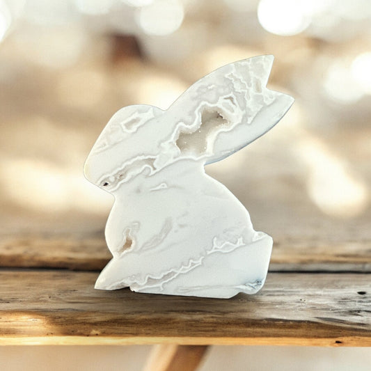 Snow Agate Bunny